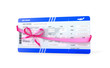 Air ticket with a bow. 3D illustration