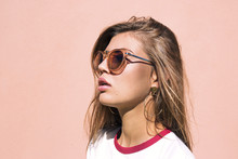 Girl With Sunglasses, Summer Portrait 