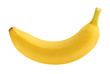 canvas print picture - Banana isolated without shadow