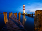 Fototapeta Zachód słońca - lighthouse
