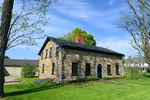 Vermont House Is A Stone Structure Built In 1790 In Shelburne, Vermont, USA.