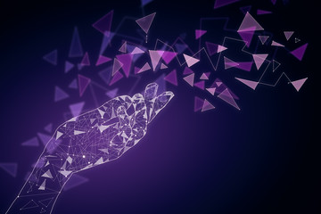Wall Mural - tech concept