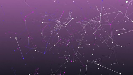 Wall Mural - absract geometry background with lines and dots