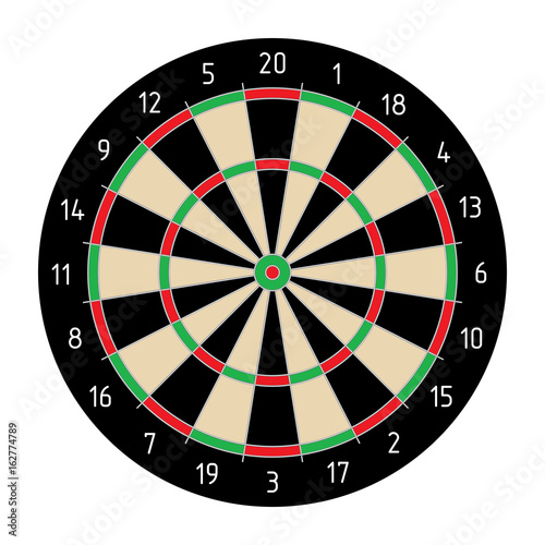 Cuadros en Lienzo Classic Darts, layout vector, isolated on white background