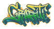 Graffiti word in graffiti style. Vector text