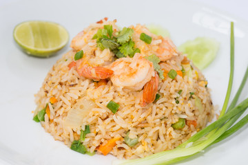 Fried rice with shrimp 2