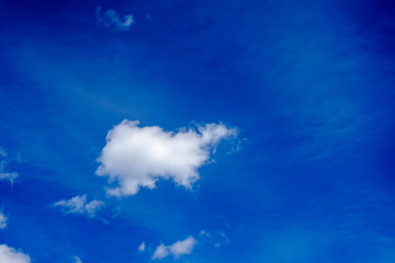 Wall Mural - blue sky and white cloudy