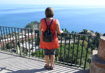 Canvas Print - Küste bei Taormina, Sizilien