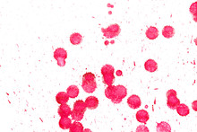 Abstract Red Ink Splash