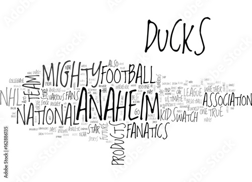 ANAHEIM ANGELS PREVIEW TEXT WORD CLOUD CONCEPT Poster