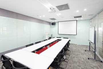 Sticker - interior of modern meeting room with elegant table