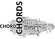BEGINNER ON GUITAR LEARN THESE TEN CHORDS TEXT WORD CLOUD CONCEPT