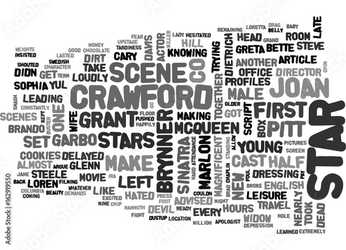 Fotografija WHEN STARS COLLIDE TEXT WORD CLOUD CONCEPT