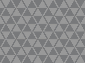 Wall Mural - Seamless gray african ethnic triangular geo pattern vector