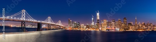 San Francisco Skyline Panoramic Wallpaper Mural