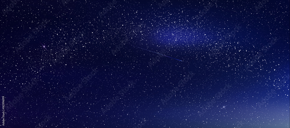 Abstract background is a space with stars nebula.Vector - obrazy, fototapety, plakaty 