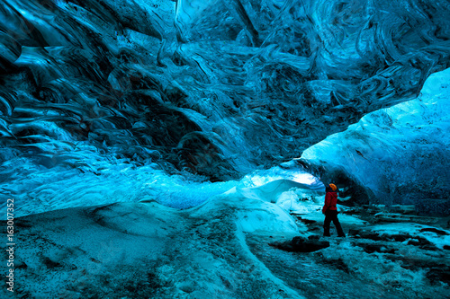 Fotografía ice cave, vatnajokull national park, Iceland