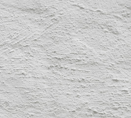 Wall Mural - White plastered rough wall Grunge background