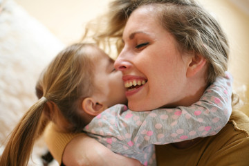 Mother and daughter.