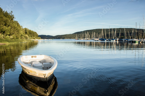 Fotografía Boote am Schluchsee im Hochschwarzwald, Germany