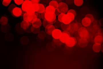 red bokeh background