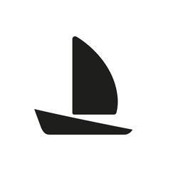 Poster - Sailing boat icon