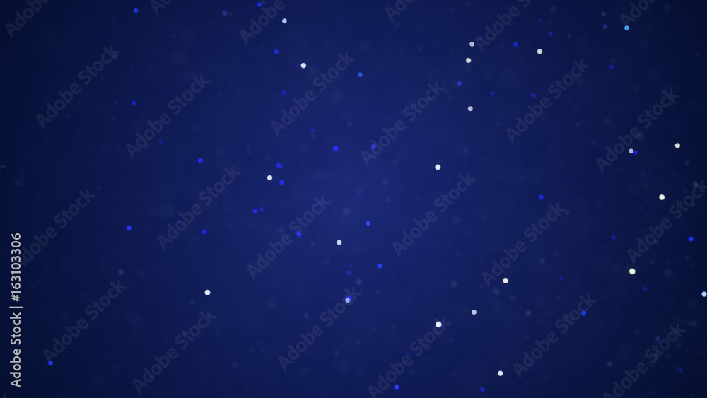 blue bokeh blur background dust motion graphic, Particle motion ...