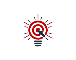 Target Idea Icon Logo Design Element