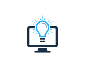 Computer Idea Icon Logo Design Element