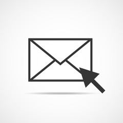Wall Mural - envelope icon. vector illustration.