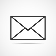 Wall Mural - envelope icon. vector illustration.