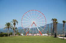 Batumi Seafront And Ferris Wheel