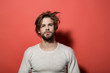 © Volodymyr - hair and beard of man in white underwear
