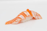 Fototapeta Kosmos - Salmon Toro + Salmon roe Sushi