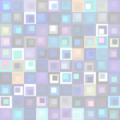 Fototapete - Geometric seamless patterns. A pattern composed of simple geometric shapes. Different colors. Variegated background.