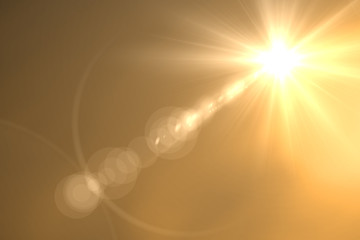 lens flare light over black background. easy to add overlay or screen filter over photos