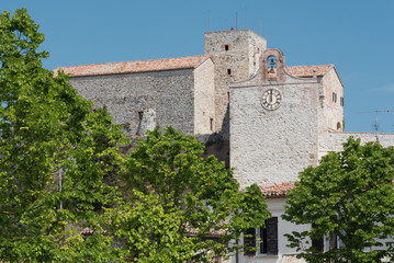 The fairy-tale village of Verucchio. Rimini.