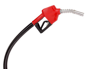 Gasoline pistol pump fuel nozzle