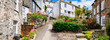 panorama of old village Port Isaac, Cornwall