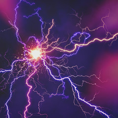 thunder bolt, industrial and science abstract backgrounds