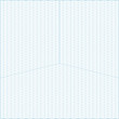 Wide angle isometric grid graph paper background