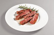 © antoniotruzzi - Plate with grilled steak portion