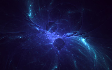 3d rendering abstract fractal light background
