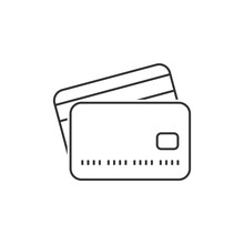 Credit Card Outline Icon