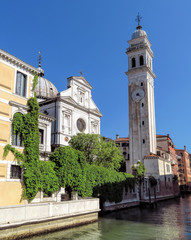 Wall Mural - Venice - Falling campanile in Venice