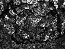 Abstract Metal Triangle Structure Background