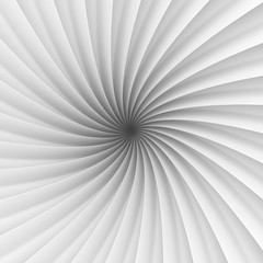 Wall Mural - abstract white tunnel design background