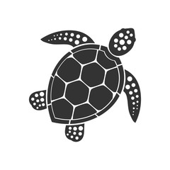 Wall Mural - sea turtle icon