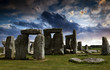 Stonehenge bei Amesbury in Wiltshire, England