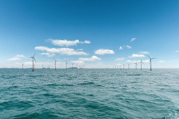 Canvas Print - offshore wind farm